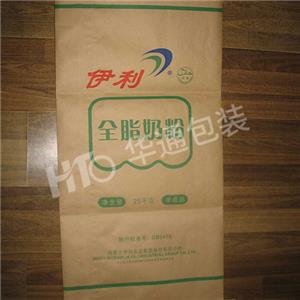 黃色國産(chǎn)紙縫底塑複合袋(dai)